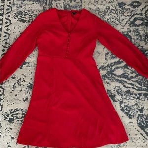 Red Ann Taylor Dress